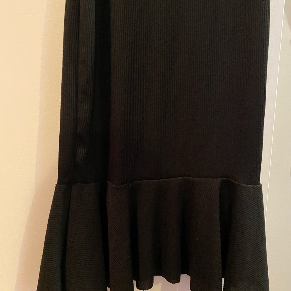 Square Neck Ruffle Mini Dress - Picture 4 of 6